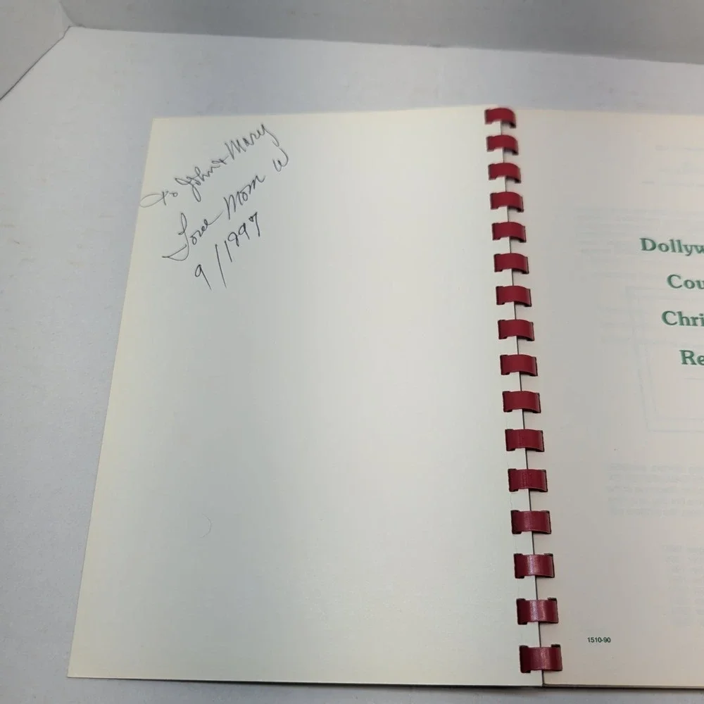 Dollywood Country Christmas Recipes Dolly Parton Cookbook 1996